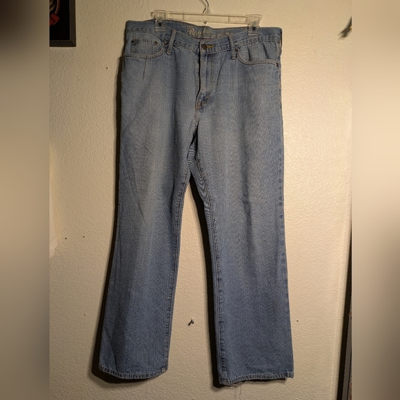 old Navy Men's Light Blue Jeans Pre-owned Size 36x30 Classic Fit - Picture 2 of 11